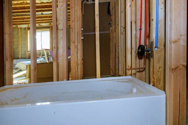 new bathtub install